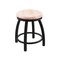 Holland Bar Stool Co 18" Swivel Vanity Stool, Black Wrinkle, Nat Maple Seat 80218BWNatMpl - alternate 1